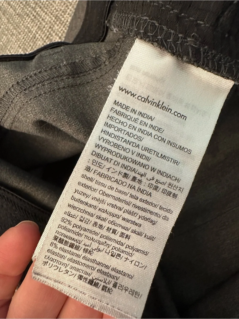 Calvin Klein Men's Slim Chinos 32/30 - Charcoal